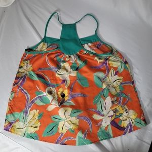 Forever 21 Plus Size, Orange Floral Top. Size 1X.